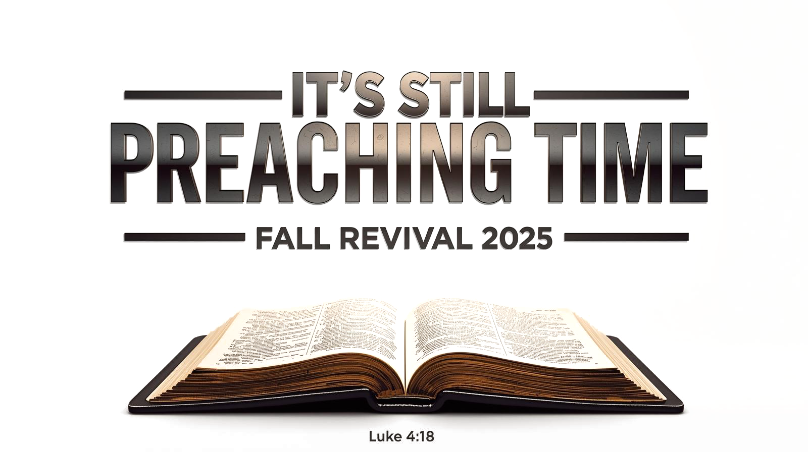 It's Preaching Time Again - Luke 4:18